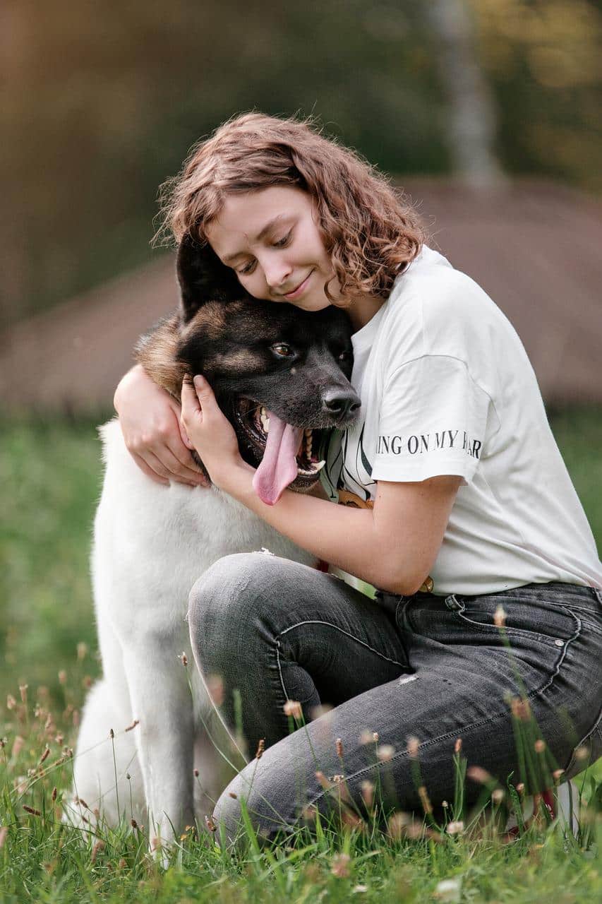dog, girl, love Exceptional, service. 
